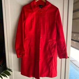 H&M Red Trench Coat